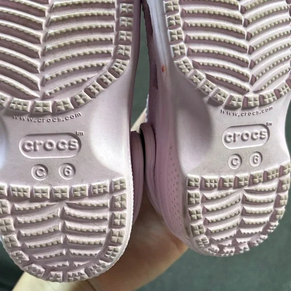 CROCS Kids Light Pink Water Shoes - Picture 3 of 3